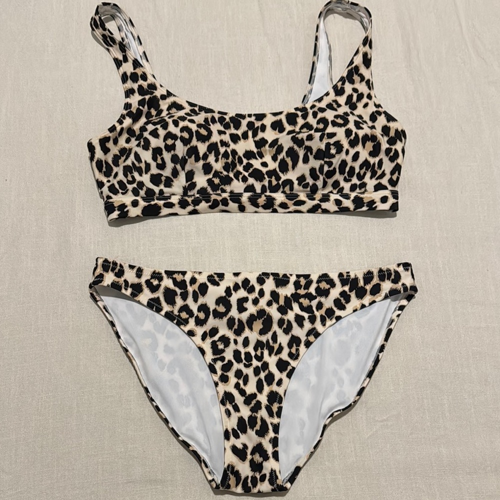 Leopard Print Bikini Set